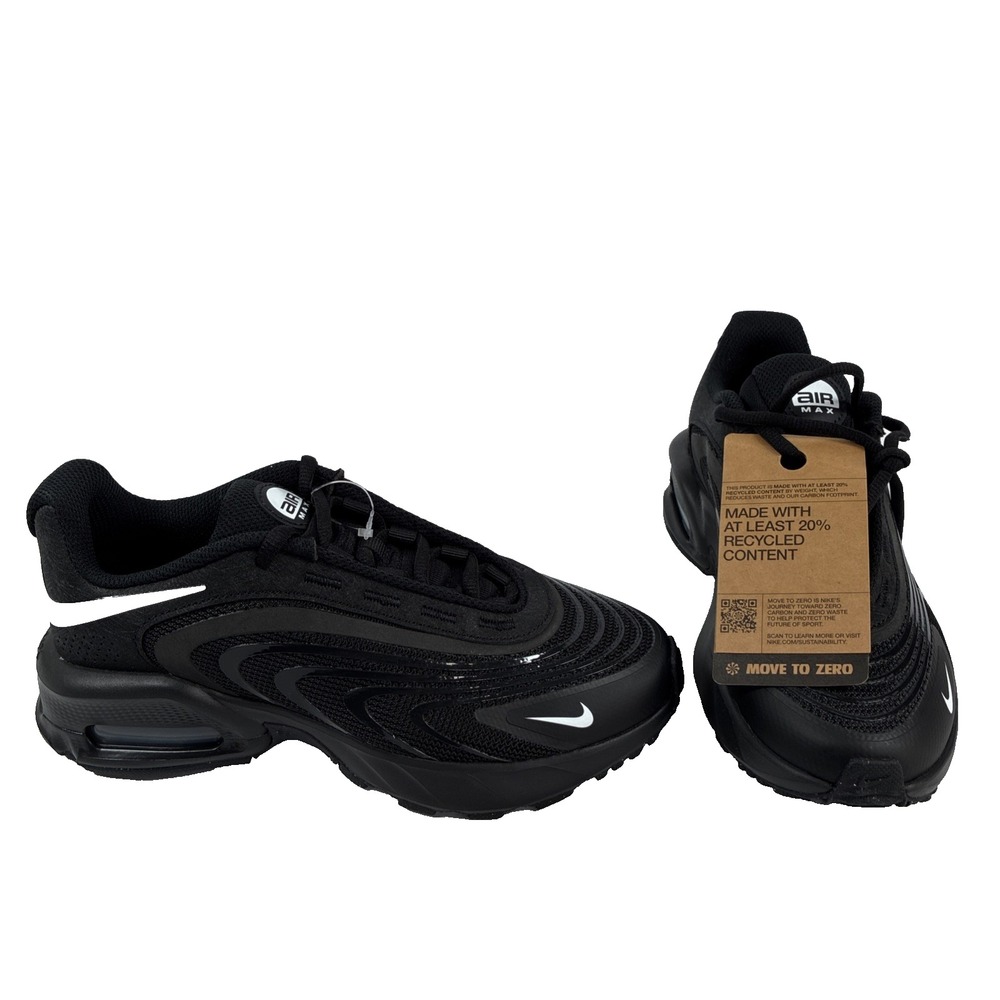 New Nike Air Max Fire Shoes Womens Size 6 Black White Sneakers IF2620-005 NWT